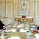 Marky Z and French President Emmanuel Macron talking about hate speech last month at the Elysee Palace.
